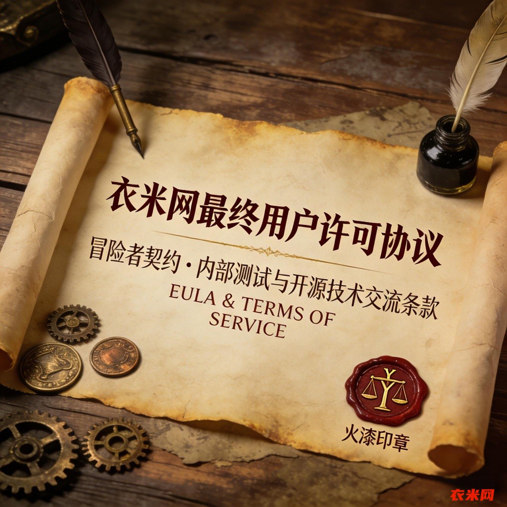 衣米网（衣米魔兽）最终用户许可协议与服务条款